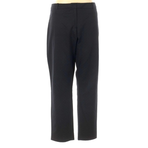 Vintage Monsoon Black Monochromatic Print Dress pants plus women’s 14 - Picture 1 of 5